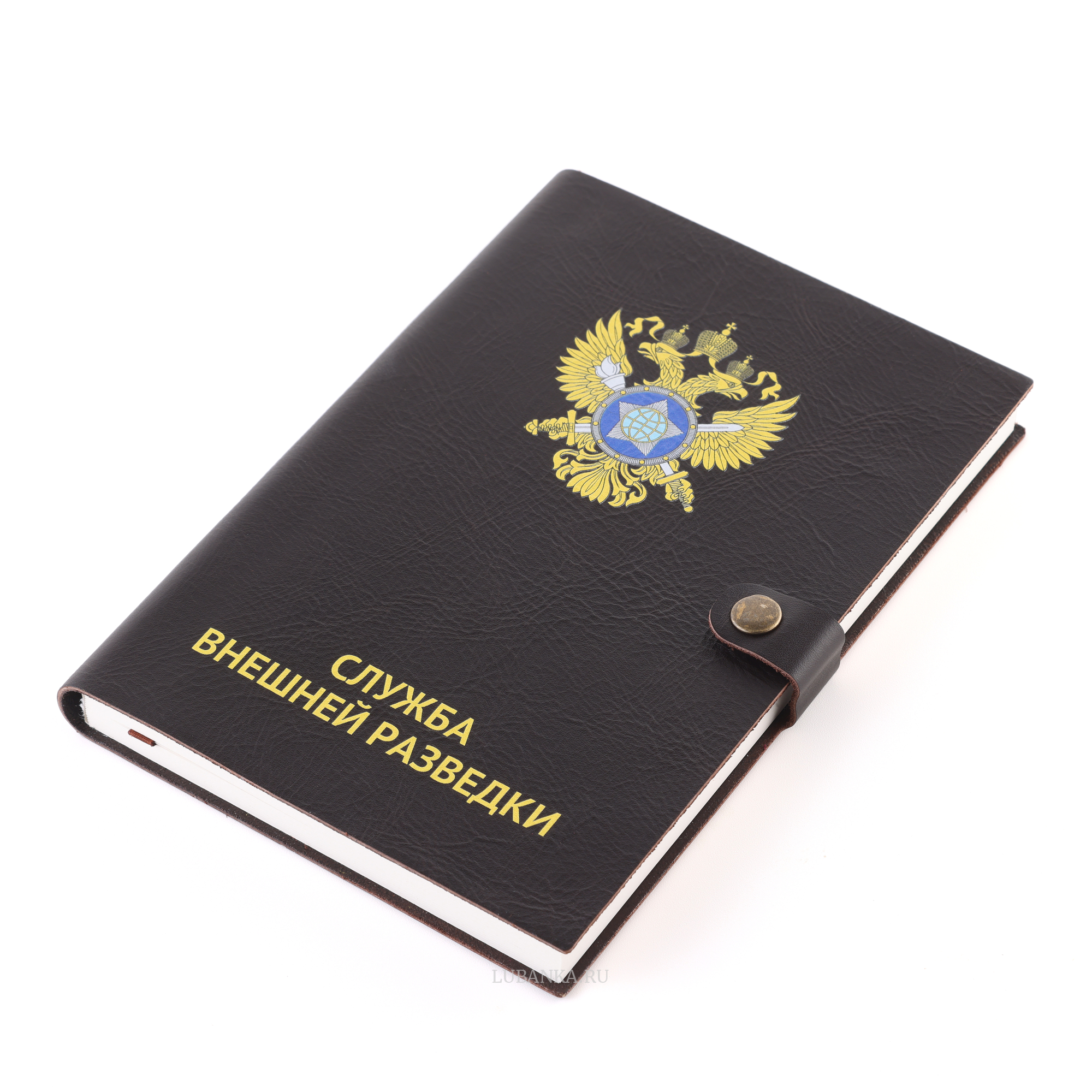 Ежедневник СВР мягкая обложка коричневый